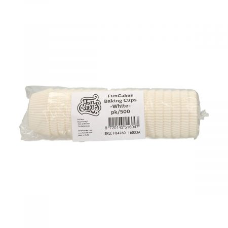 Caisettes à Cupcakes Blanc