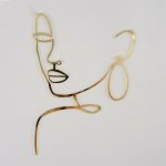cake-topper-silhouette-woman-gold