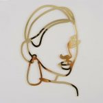 cake-topper-silhouette-woman-with-hair-gold