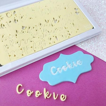 Embosseur Cookie Lettres et Chiffres