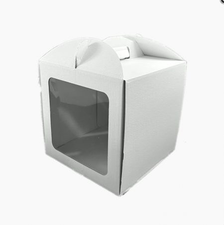 Boîte à Gâteaux avec Poignée et Fenêtre