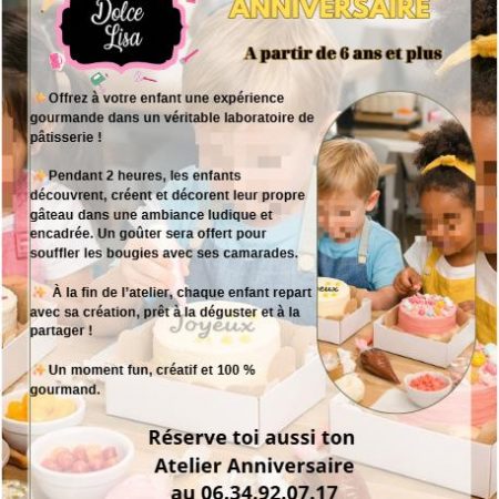 Atelier Spécial Anniversaire 6+++