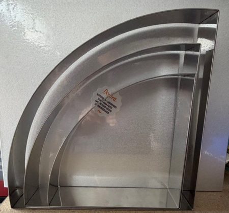 1/4 de cercle en Inox pour Italian Cake